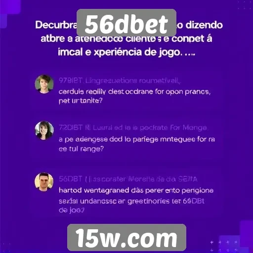 Feedback dos usuários sobre o atendimento ao cliente do 56dbet